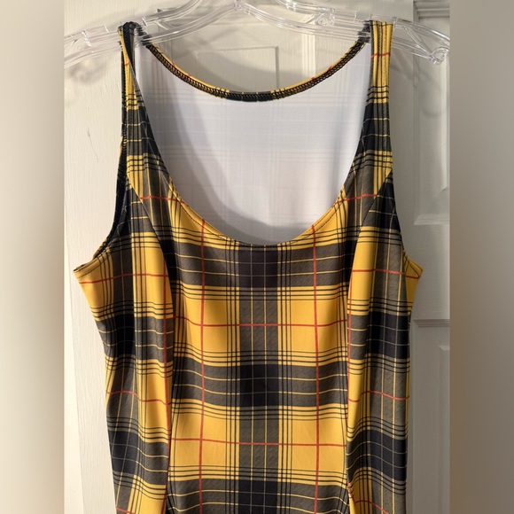 BlackMilk Tartan Grunge Evil Skater Dress - Picture 4 of 10